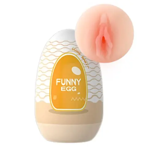 Masturbador Formato Vagina Funny Egg Orange Lilo