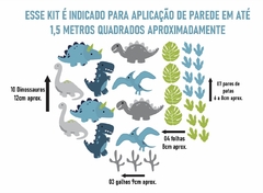Adesivos de Parede + Faixas + Régua + Porta Maternidade + Quadros Dinossauro - comprar online