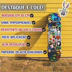 Adesivo A Reza é Forte Sticker Para Bike Skate Moto Capacete Carro Caminhão notbook - comprar online