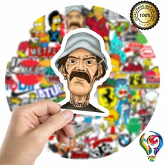 Adesivo Seu Madruga Sticker Para Bike Skate Moto Capacete Carro Caminhão notbook