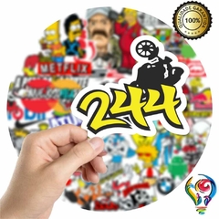 Adesivo 244 Sticker Para Bike Skate Moto Capacete Carro Caminhão notbook