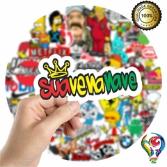 Adesivo Suave na Nave Animado Sticker Para Bike Skate Moto Capacete Carro Caminhão notbook