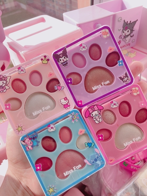Set Sombras Sanrio Y Stitch