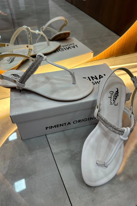 Rasteirinha com Strass