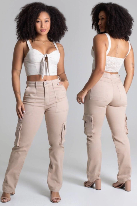 Calça Sarja Sawary Reta