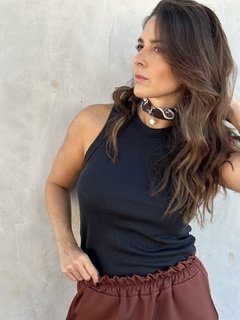 Imagem do COMBO BLUSH - REGATA + BANDANA C/ PINGENTE
