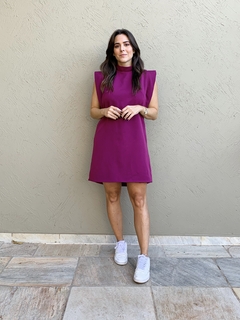 Vestido Aba Uva