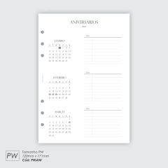 INSERT ANIVERSÁRIOS 2026 - PWANI na internet