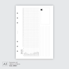INSERT RASTREADOR ANUAL 2025 - A5RA1 - comprar online