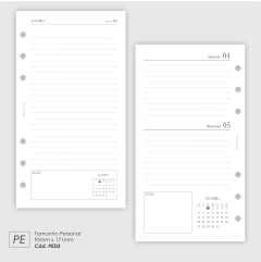 INSERT DIÁRIO 2025 MÊS AVULSO - PED2 na internet