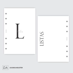 DASHBOARD LETTER - loja online