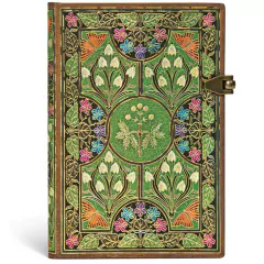 PAPERBLANKS NOTEBOOK POETRY IN BLOOM PAUTADO -> MINI <- CAPA DURA - Jess Plans
