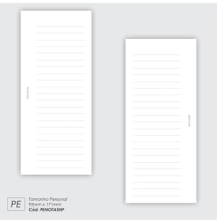 INSERT NOTAS - FOLHA ESTREITA PERSONAL