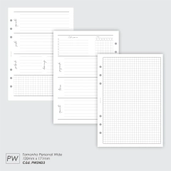 INSERT SEMANAL NÃO DATADO PERSONAL WIDE - COD. PWSND3