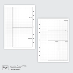 INSERT SEMANAL NÃO DATADO PERSONAL WIDE - COD. PWSNDG2 - comprar online