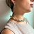 Choker max coração assimétrico em ABS - loja online