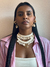 Choker trançada maresia off white na internet