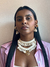 Choker Trançada maresia concha na internet