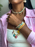 Kit 2 pulseiras macramê em corda amarelo manteiga na internet