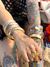 Combo 6 pulseiras acrílico redonda luxo - loja online