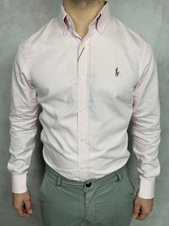 Camisa Rose Oxford | Rosa Clássica | Oxford 100% Algodão.