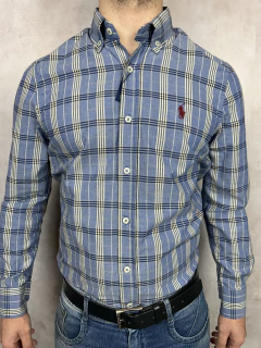 Camisa Xadrez | Azul Ed Limitada | 100% Algodão Egípcio - comprar online