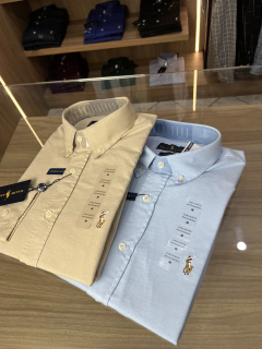 Kit TAM M 02 Camisas Ralph L | OXFORD - 100% Algodão |