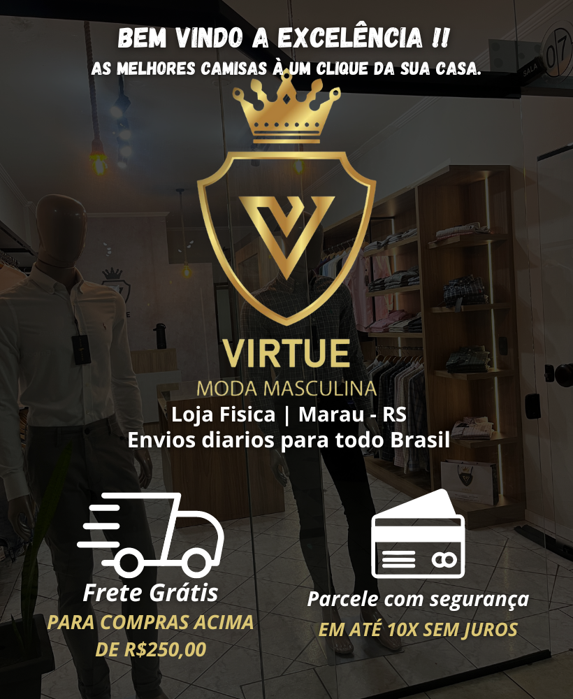 Imagem do banner rotativo Virtue Moda Masculina