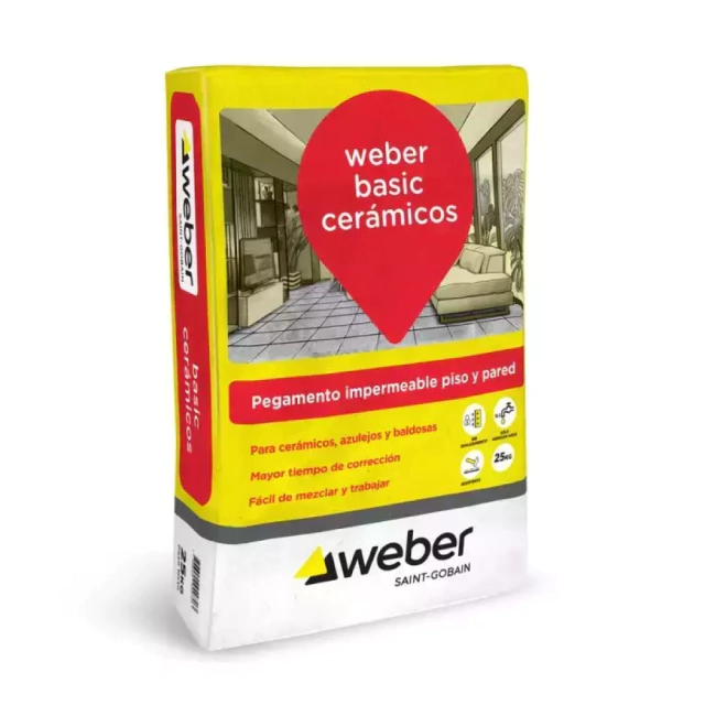 Weber Pegamento Basic X25kg