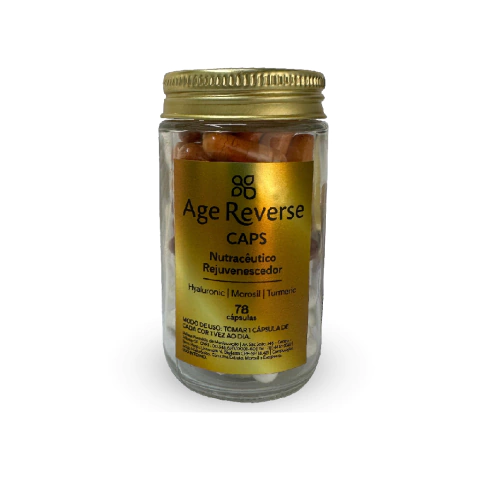 Age Reverse Caps (Hyaluronic + Morosil + Turmeric) 78 Cápsulas