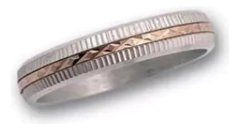 Anillo Plata 925 Y Oro 18k Modelo 144 Joyeria Esponda - comprar online