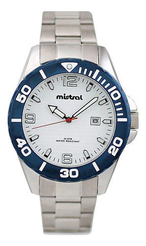 Reloj Hombre Mistral Gst-6610-2b-c Sumermgible 200 Mts