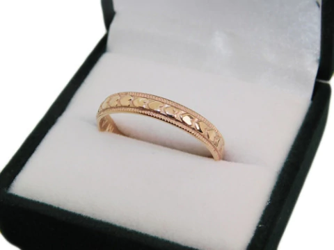 Anillo Facetado Oro 18k Modelo 2150 Joyeria Esponda