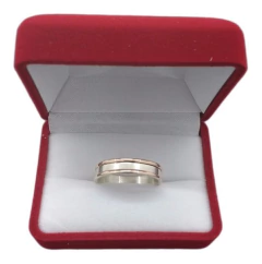 Anillo Plata 925 Y Oro Rojo Modelo 108 - comprar online