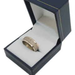 Anillo Oro Blanco 18k 7828 Joyeria Esponda