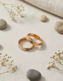 Par de Alianzas Oro 18k Modelo 1020 en internet