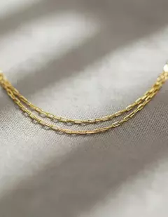 Cadena Forcet Largo Oro 18K 45 Cm 1,7 Gramos - Joyeria Esponda