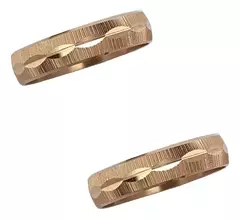 Par de Alianzas Oro 18k Modelo 7340 en internet