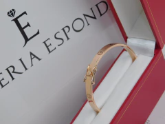 Pulsera Cartier Semi Esclava Oro 18k 19 cm 15 gramos - tienda online