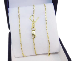 Cadena Figaro 3x1 Oro 18k 45 cm 2,2 gramos - comprar online