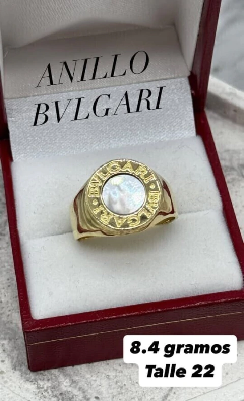 Anillo Sello Bvlgari Oro 18k - comprar online