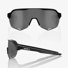 Óculos de Ciclismo 100% S2 Soft Tact Black Smoke Lens Para Ciclismo Esportivo na internet
