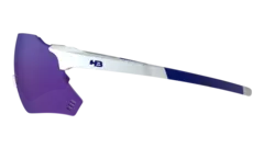 Óculos de Sol HB Quad X 2.0 - Pearled White/ Blue Chrome Ciclismo na internet