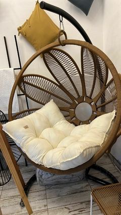 HAMACA FLOR CON SOPORTE Y ALMOHADON en internet