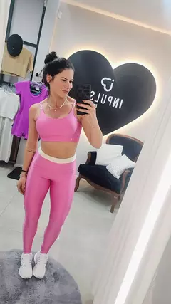Conjunto Luna Tradicional rosa com off na internet