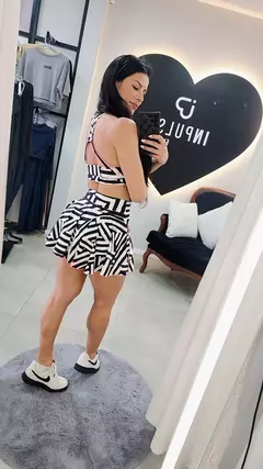 CONJUNTO Short-Saia Tamanho único 34 ao 40 - loja online