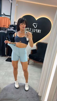 CONJUNTO BICOLOR SHORT SEMI EMPINA TAM Ú. 34 AO 42 - InPulse Fitness