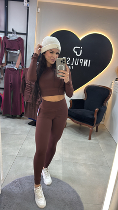 Legging Avulsa Tradicional Marrom - comprar online