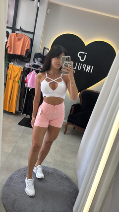 CONJUNTO SHORT SEMI EMPINA TAM Ú. 34 AO 42 - InPulse Fitness