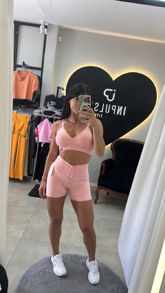 CONJUNTO SHORT SEMI EMPINA TAM Ú. 34 AO 42 na internet